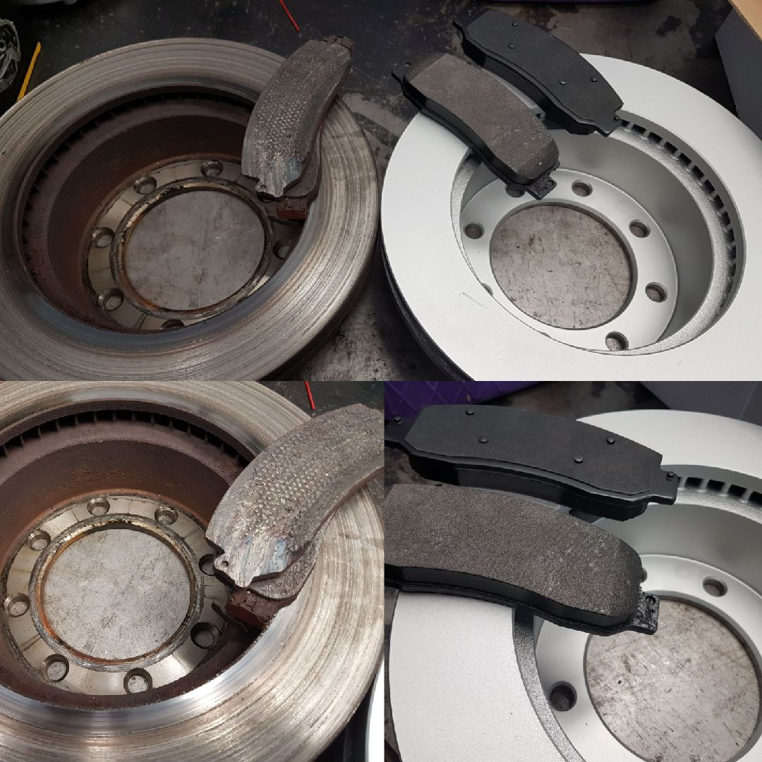 Porsche Brakes before and after